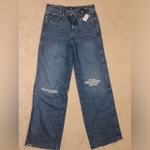 Express Wide Leg Super Soft high rise jeans